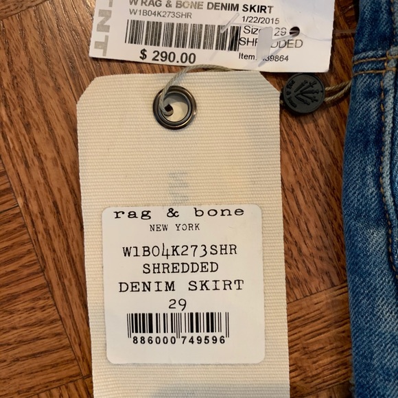 Rag & Bone Jean skirt - Picture 2 of 6